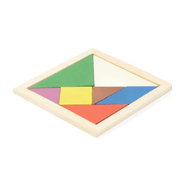 Puzzle Tangram de Madera Natural Stamina Leis 0111