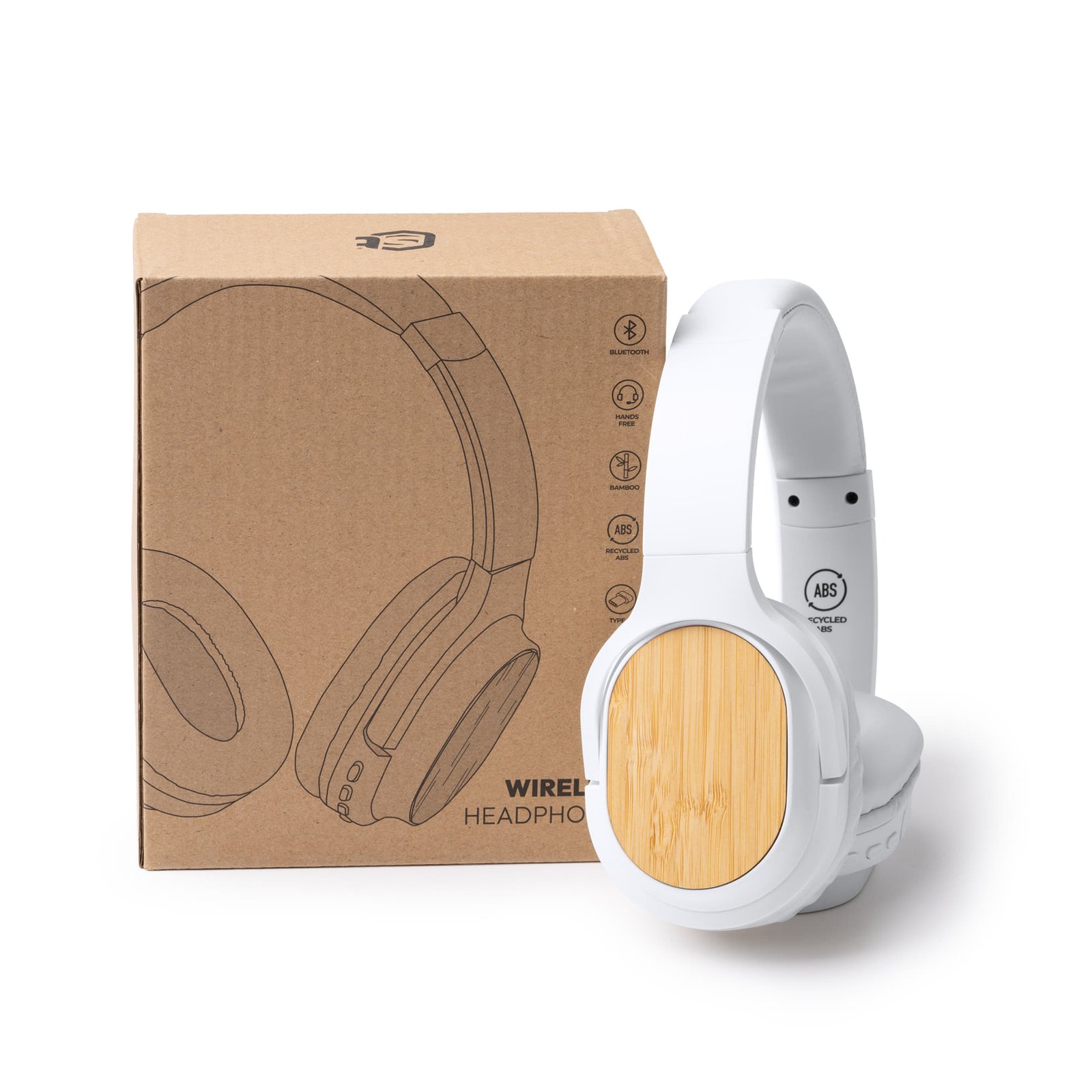 Auriculares Inalámbricos ABS Reciclado y Bambú Stamina Sonus 1075 - Imagen 4