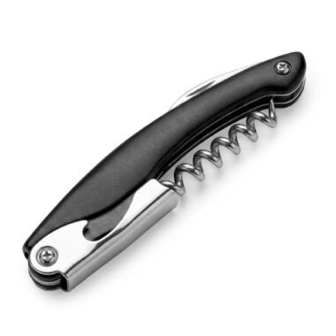 Sacacorchos de Acero Inoxidable con Cortacápsulas y Abridor Stamina Garnac 4118