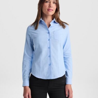 Camisa Laboral Roly Oxford Woman 5068 Mujer Manga Larga