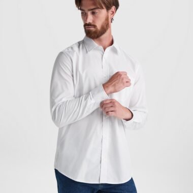 Camisa Laboral Roly Aifos L/S 5504 Hombre Manga Larga