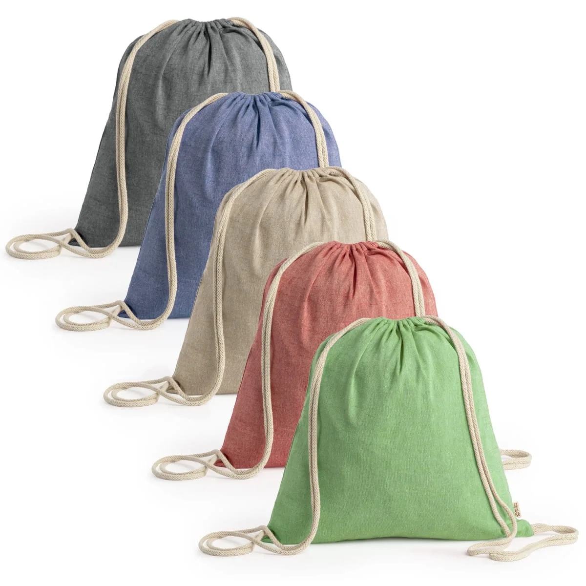 Mochila Saco de Algodón Reciclado Stamina Brescia 7165 - Imagen 3