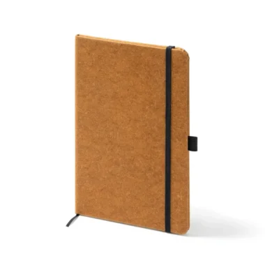 Libreta A5 de Cuero Reciclado con Tapa Rígida Stamina Korum 7974
