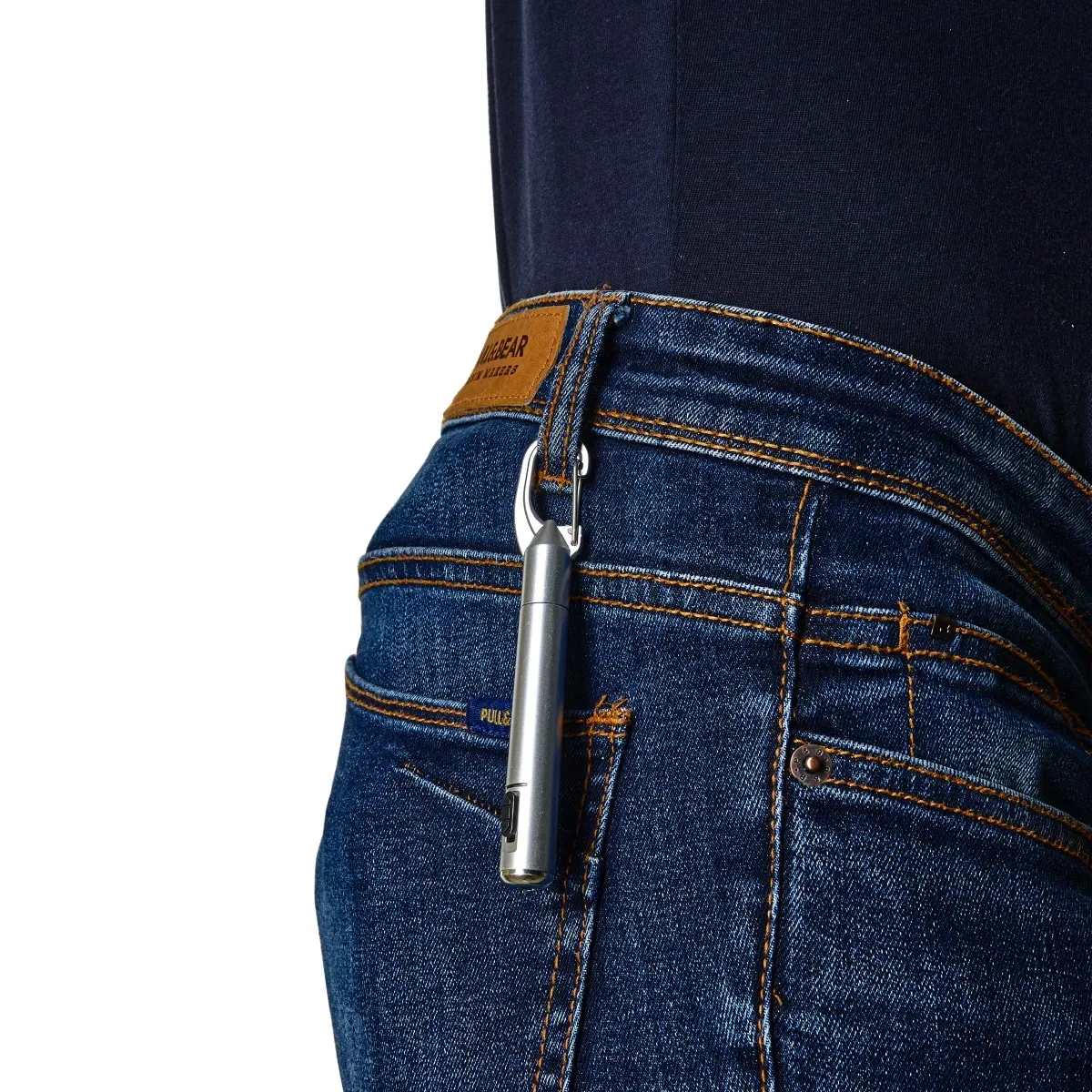 Bolígrafo con Linterna y Mosquetón Stamina Araya 8023 - Imagen 3