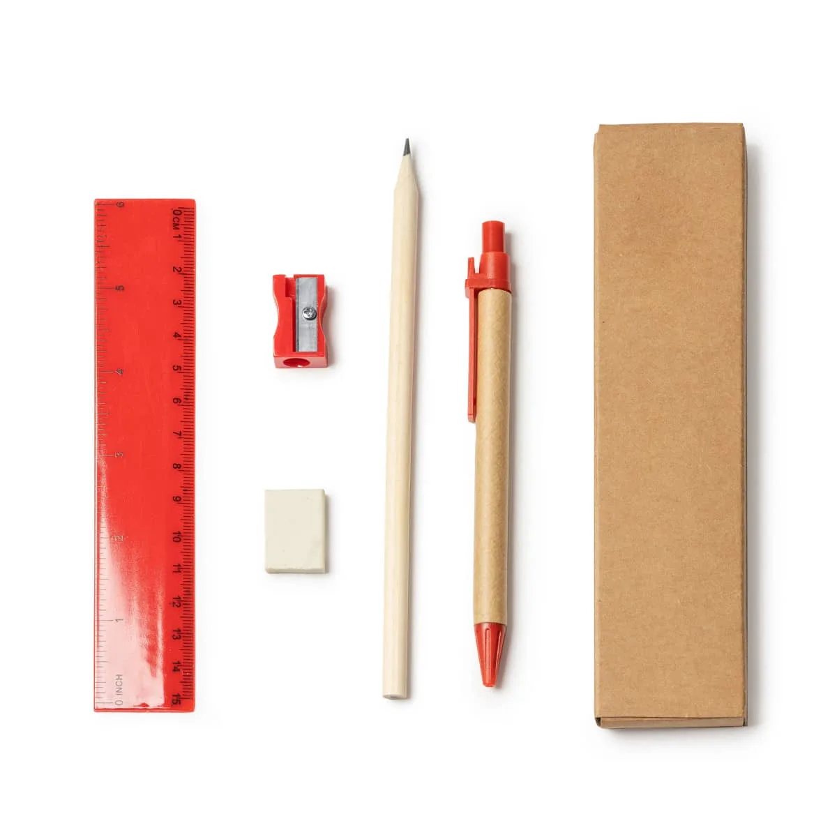 Set de Escritura de Cartón Kraft Stamina Lizana 8064 - Imagen 3