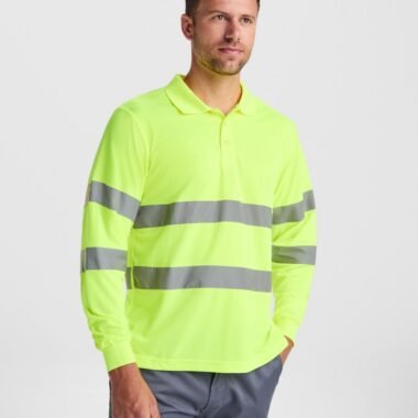 Polo Alta Visibilidad Roly Polaris L/S 9306 Manga Larga