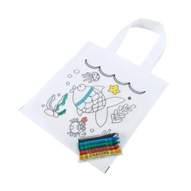 Bolsa para Colorear con 5 Ceras de Colores Stamina Azor 7529 Niño